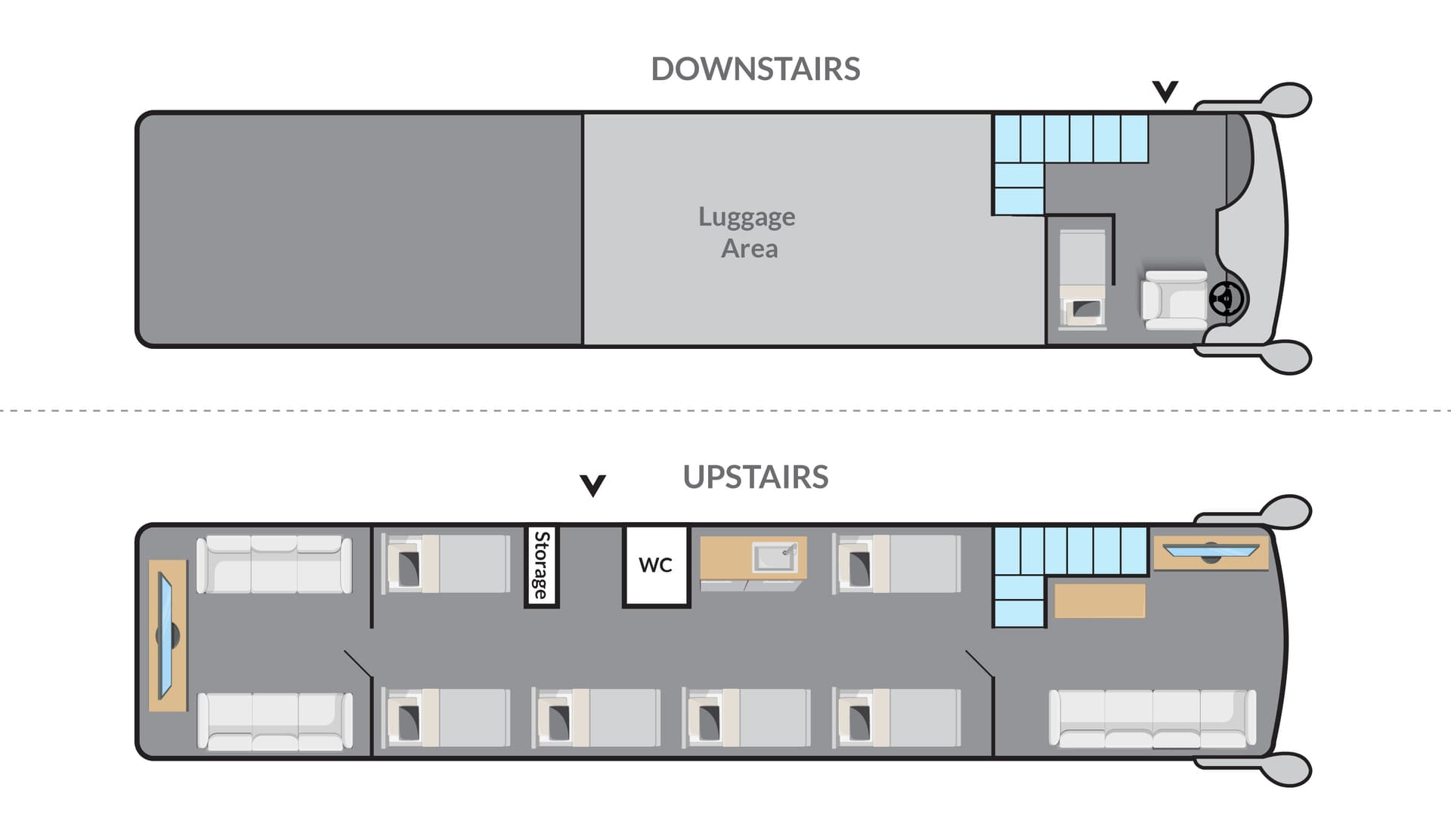 10 berth sleeper bus for hire Megalseepers