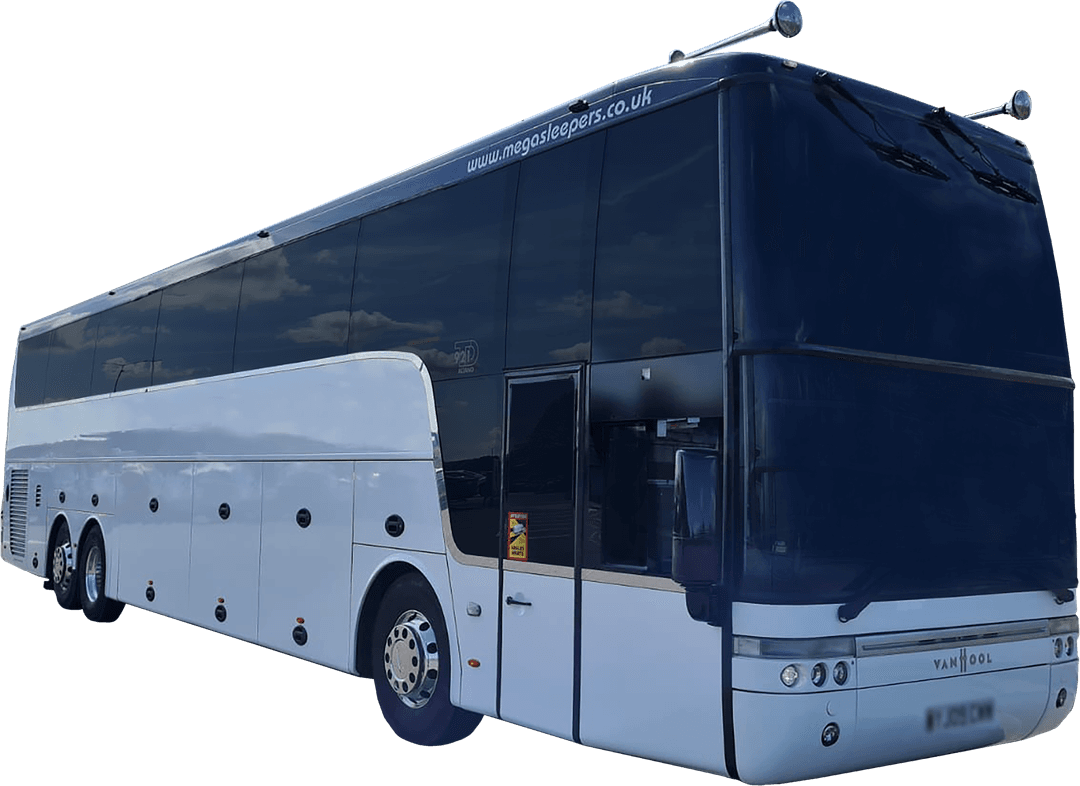 10 berth sleeper bus for hire Megalseepers