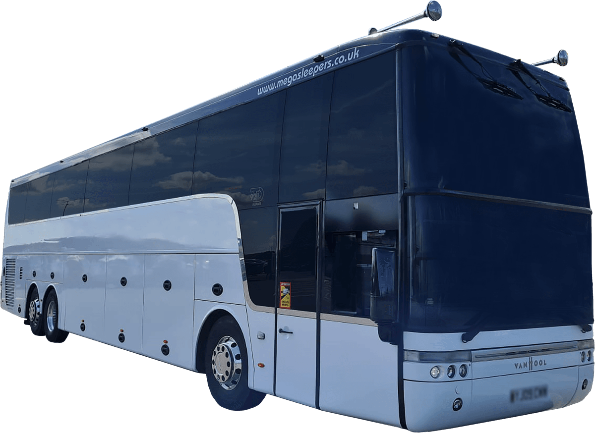 10 berth sleeper bus for hire Megalseepers